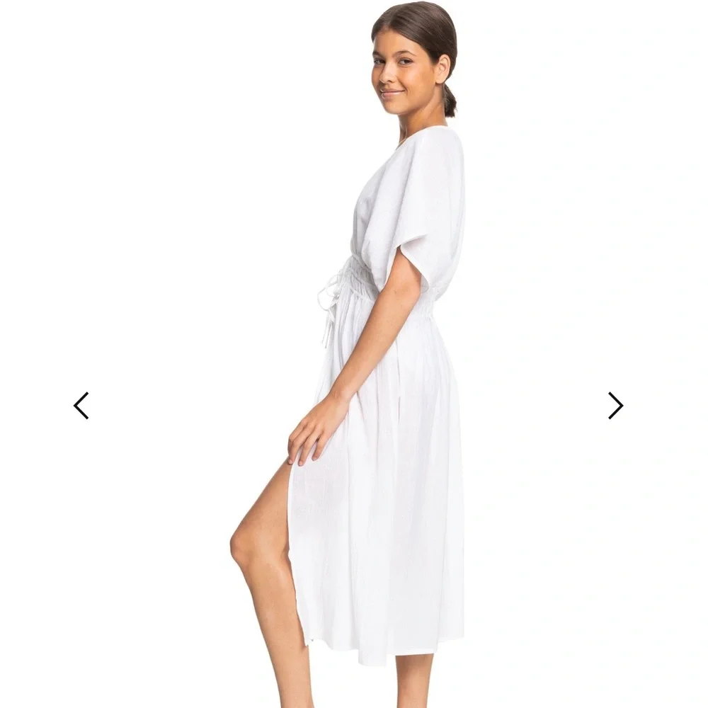 NWT Roxy Summer Story Beach Kimono Dress - Picture 3 of 9